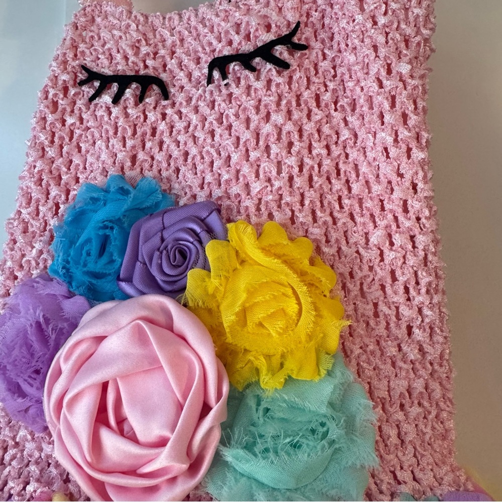 Whimsical Pastel Unicorn Tutu Dress for Kids - Picture 3 of 3
